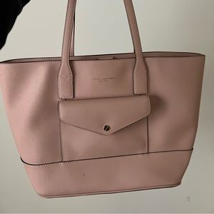 Pink Marc Jacoba tote bag some visible wear on the straps